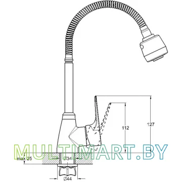 Смеситель Econoce EC0442 картинка 2